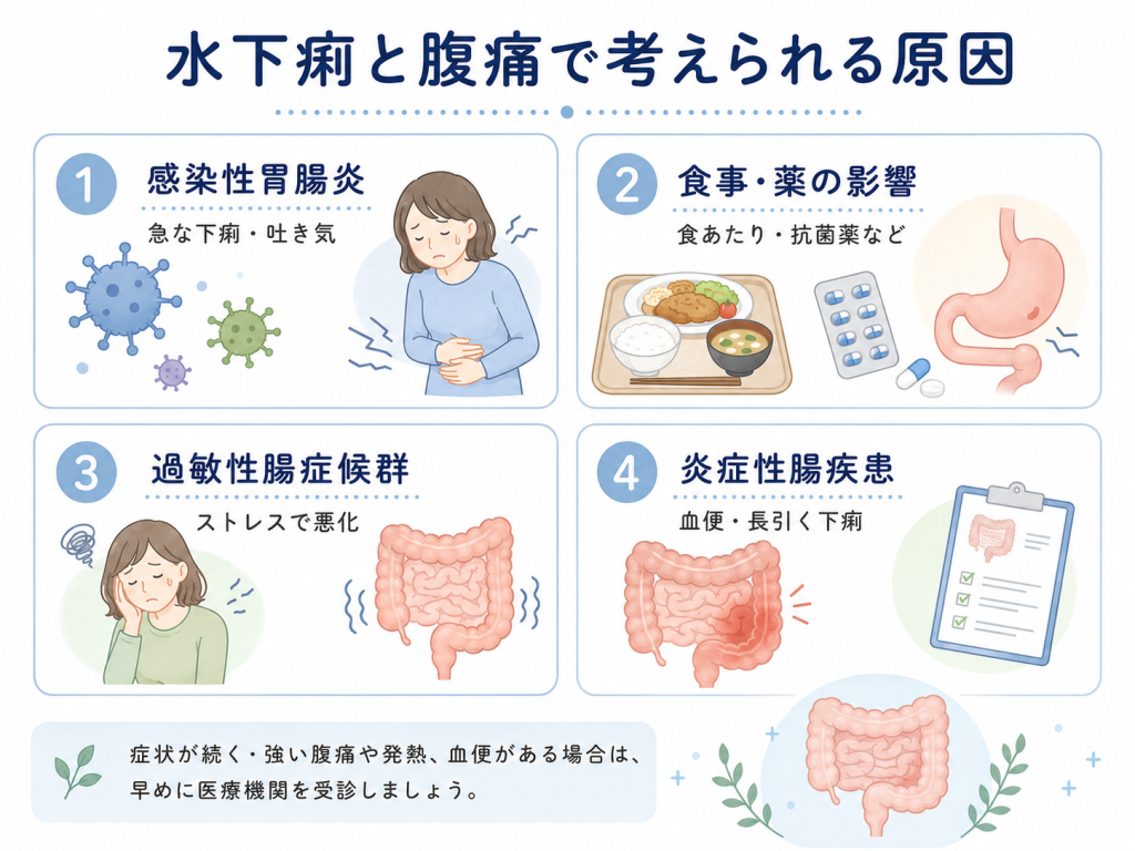 下痢が続く原因と隠れた病気一覧｜危険なサインと受診の目安を解説