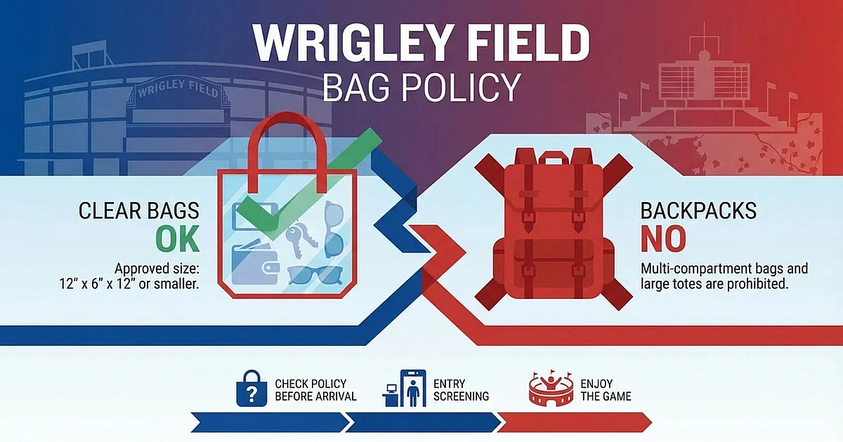 Green Day Wrigley Bag Policy
